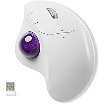 Amazon | Ewin トラックボールマウス Bluetooth&2.4GHz両対応 3台同時